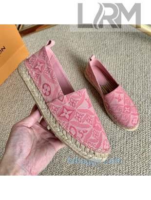 Louis Vuitton Since 1854 Starboard Flat Espadrilles 1A8D4M Pink 2020