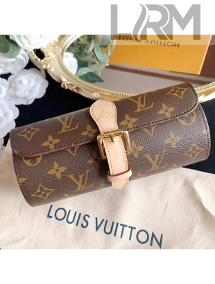 Louis Vuitton Monogram Canvas 3 Watch Case Pink 2021