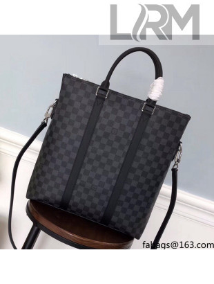 Louis Vuitton Anton Tote Bag in Damier Canvas N40000 Black 2021