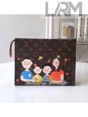 Louis Vuitton Family Monogram Coated Canvas Toiletry Pouch 26 Bag M47542 2018