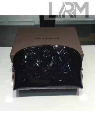 Louis Vuitton Monogram Vernis Cosmetic Pouch Noir