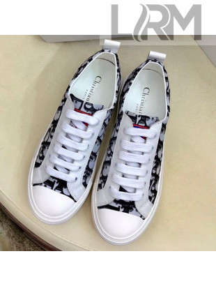 Dior Oblique Canvas Sneakers White 2019