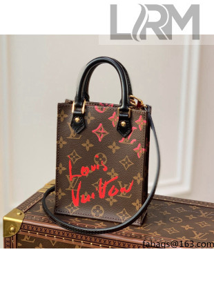 Louis Vuitton PETIT SAC PLAT Bag In Monogram Canvas M80839 Fall in Love 2021