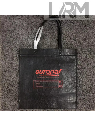 Balen...ga Lambskin Supremarket Large Shopper Bag Europa Black 2018