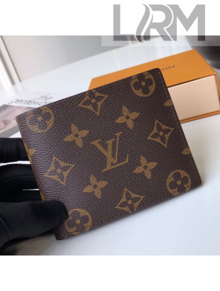 Louis Vuitton Men's Amerigo Wallet in Monogram Canvas Brown N60053 2020