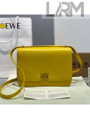 Loewe Medium Goya bag in silk calfskin Yellow 2021