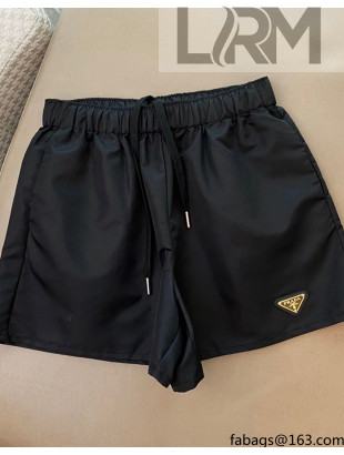 Prada Nylon Shorts PS40116 Black 2022