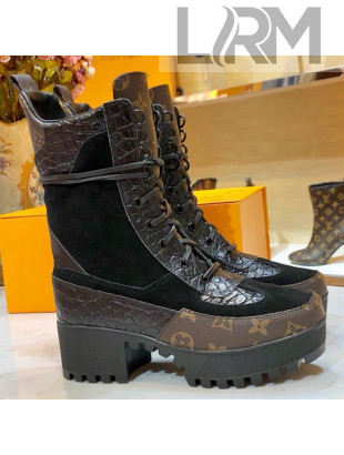 Louis Vuitton Laureate Desert Lace Up Platform Short Boot 01 2019