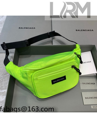 Balenciaga Logo Canvas Belt Bag Green 2021 18