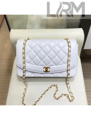 Chanel Calfskin Vintage Flap Bag White 2018