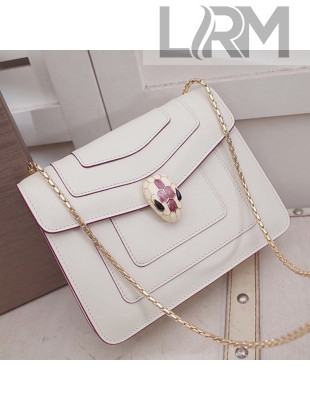 Bvlgari Serpenti Forever Small Bag 20cm 34559 White 2021