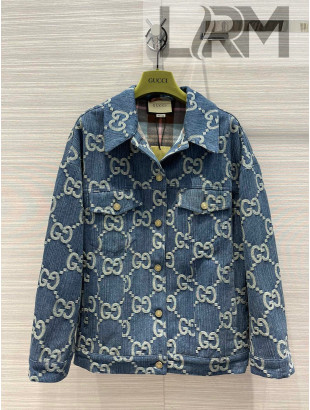 Gucci Denim Jacket Blue 2022 031241