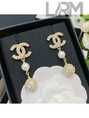 Chanel Crystal Ball Earrings AB5276 2020