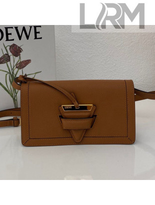 Loewe Barcelona Mini Bag in Grained Calfskin Brown 2021