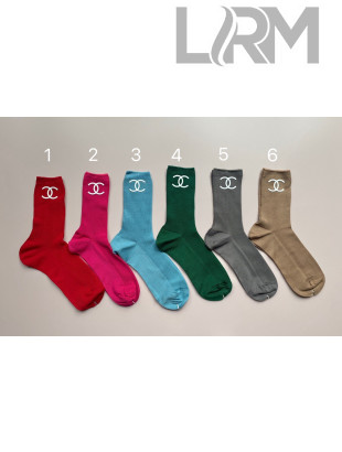 Chanel Cotton Socks 6 Colors 2021