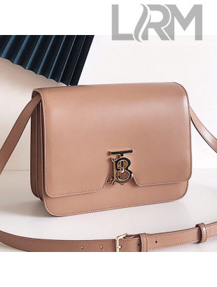 Burberry Medium Leather TB Bag Light Camel 2019