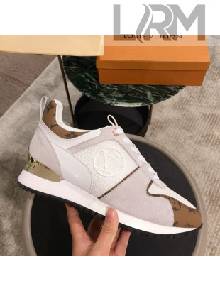 Louis Vuitton Run Away Sneaker 1A4XNL White/Monogram Canvas 2019(For Men and Women)