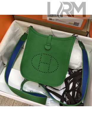 Hermes Evelyne Mini Bag in Original Togo Leather 17cm Green