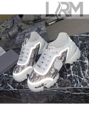 Dior D-Connect Sneakers in Oblique and Luminous Fabric Black 2021 (For Women and Men)