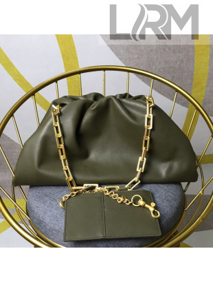 Bottega Veneta Large The Pouch Chain Shoulder Bag Green 2019