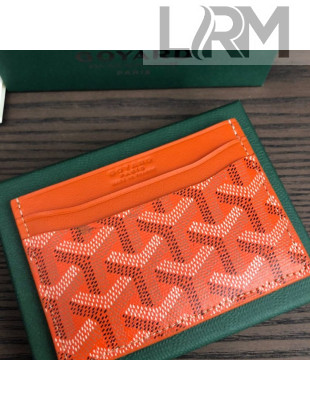 Goyard Card Holder Wallet Orange 2021