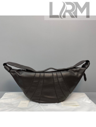 Lemaire Nappa Leather Large Croissant Bag Chocolate Brown 2021