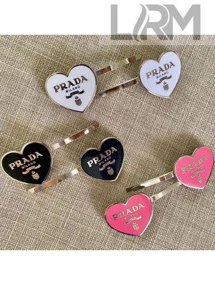 Prada Heart Hair Clip  Accessory 2021