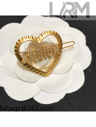 Dior Love Heaband Gold 2021 100810