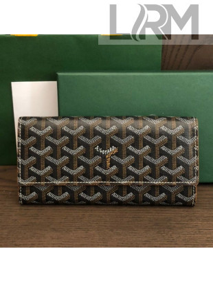 Goyard Long Flap Wallet Tan Brown 2021