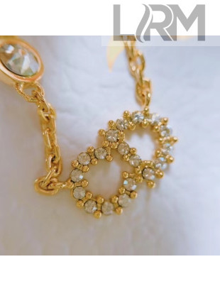 Dior Crystal CD Necklace 2061241 2020