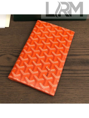 Goyard Passport Cover Orange 2021