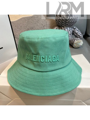 Balenciaga Canvas Bucket Hat All Green 2021