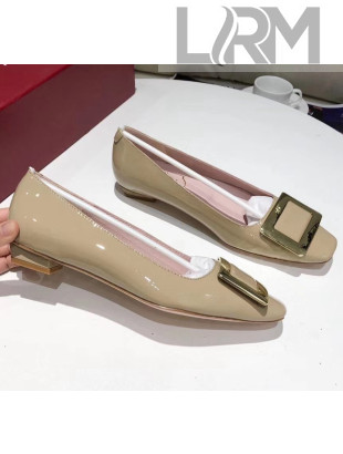 Roger Vivier Belle Vivier Pumps in Patent Leather With 2cm Heel Nude 2020