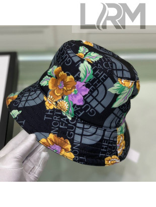 The North Face x Gucci Nylon Bucket Hat Black 2021