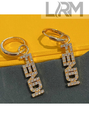 Fendi Logo Earrings 2021 082574