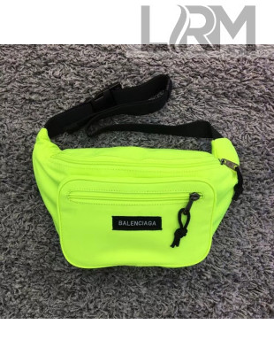 Balen...ga Cotton Canvas Explorer Belt Bag Neon Yellow 2018