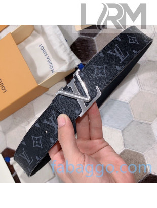 Louis Vuitton Black Monogram Canvas Belt 40mm with LV Buckle 2020