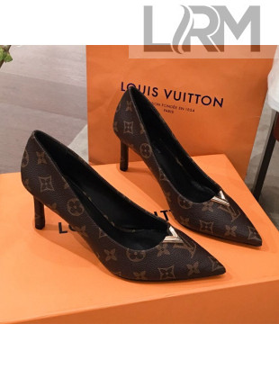 Louis Vuitton Heartbreaker Monogram Canvas V Metal Pump 2019