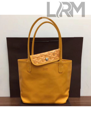 Goyard Reversible Mini Shopping Tote Bag Yellow 2019