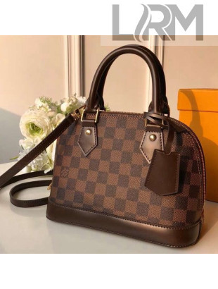 Lousi Vuitton Damier Ebene Canvas Alma BB Bag N41221