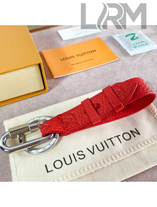 Louis Vuitton Harness Monogram Leather Bag Charm and Key Holder Red 2021