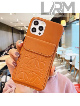 Loewe Pouch iPhone Case Orange 2021