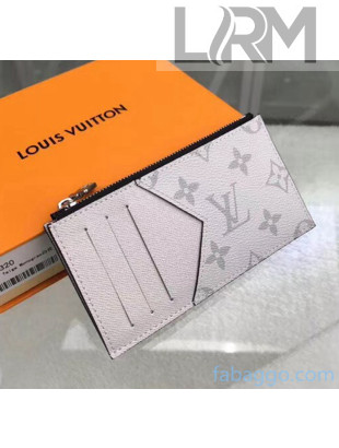 Louis Vuitton Taiga Cowhide Coin Card Holder M30320 White 2020