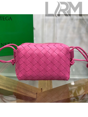 Bottega Veneta Mini Loop Crossbody Bag Pink 2021