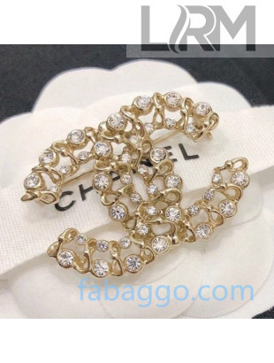 Chanel Crystal CC Brooch 26 2020