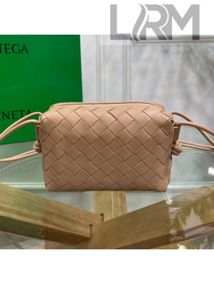 Bottega Veneta Mini Loop Crossbody Bag  Almond Beige 2021