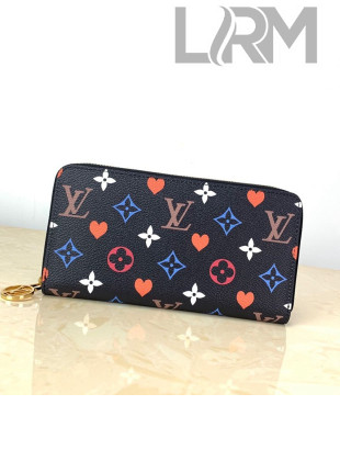 Louis Vuitton Game On Zippy Wallet in Black Monogram Canvas M80323 2020