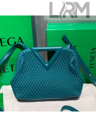 Bottega Veneta Small Point Top Handle Bag in Lozenge Quilted Leather Mallard Green 2021