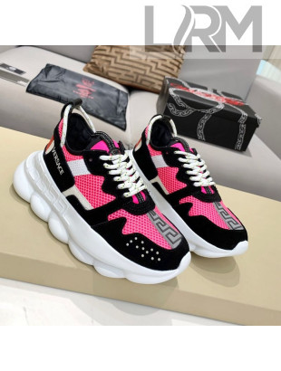 Versace Mesh Sneakers Pink 02 2021