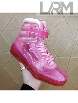 Louis Vuitton LV Trainer Transparent Boot Sneakers Pink 2021 (For Women and Men)